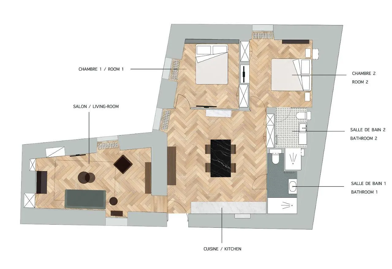 Maison Paul & Romy- L'Horloge Apartamento Annecy